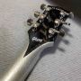 Custom Gibson Style Les Paul Metal Silver Electric Guitar