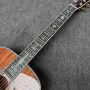 Custom 6 Strings Solid KOA Back Side Abalone Binding Acoustic Guitar with Customized Logo in Abalone
