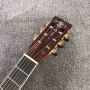 Custom O-28AA Folk Acoustic Guitar, SOLID KOA Back Side, with 633mm Scale Length