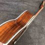 Custom O-28AA Folk Acoustic Guitar, SOLID KOA Back Side, with 633mm Scale Length