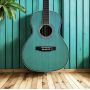 Custom O-28S Folk Acoustic Guitar, SOLID Rosewood Back Side, with 633mm Scale Length Silver Vintage Open Headstock Tuner