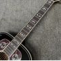 IN STOCK Guitar, Custom 43 Inch SJ200 Jumbo Acoustic Guitar with Solid Rosewood Back Side Double Pickguard in Sunburst