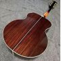 IN STOCK Guitar, Custom 43 Inch SJ200 Jumbo Acoustic Guitar with Solid Rosewood Back Side Double Pickguard in Sunburst