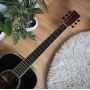 Custom OM-45 Folk Guitar Solid Cocobolo Wood Back Side Acoustic Guitar in Sunburst