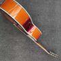 Custom Gibson Style 6 Strings Flamed Maple Back Side 43 Inch Jumbo Acoustic Guitar Life Tree Inlay in Cherry Sunburst