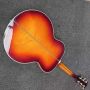 Custom Gibson Style 6 Strings Flamed Maple Back Side 43 Inch Jumbo Acoustic Guitar Life Tree Inlay in Cherry Sunburst