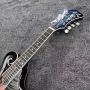 IN STOCK: Custom Hand Carved F Quint Style Mandolin, Solid Top, Solid Birds Eye Maple Back Side, Accept Mandolin Banjo OEM