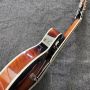 IN STOCK: Custom Hand Carved F Quint Style Mandolin, Solid Top, Solid Birds Eye Maple Back Side, Accept Mandolin Banjo OEM