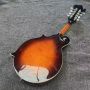 IN STOCK: Custom Hand Carved F Quint Style Mandolin, Solid Top, Solid Birds Eye Maple Back Side, Accept Mandolin Banjo OEM