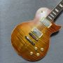 STOCK Guitar, Custom GB Les Paul Style Flamed Maple Top Relic Electric Guitar