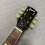 STOCK Guitar, Custom GB Les Paul Style Flamed Maple Top Electric Guitar in Green
