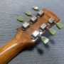 STOCK Guitar, Custom GB Les Paul Style Flamed Maple Top Electric Guitar in Green