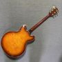 Stock Guitar, Custom Gibson ES-335 Semi-Hollow Body Style Electric Guitar with Humbucker in Sunburst