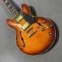 Stock Guitar, Custom Gibson ES-335 Semi-Hollow Body Style Electric Guitar with Humbucker in Sunburst