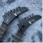 Custom Guitar Order, James Hetfield’s ESP MX250 Double Neck 6+6 Strings Electric Guitar in Matte Finishing 