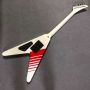 Custom Jackson Flying V-shaped Electric Guitar High Quality Pickup Solid Hand Rock Guitar