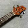 Custom 4 Strings Acrylic Electric Bass Guitar Crystal Transparent Guitar 24 Frets