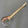 Custom 4 Strings Acrylic Electric Bass Guitar Crystal Transparent Guitar 24 Frets