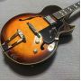 Custom 1960 GB ES-175 Style Vintage Hollow Body Electric Guitar in Sunburst, Custom LOGO on Headstock