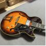 Custom 1960 GB ES-175 Style Vintage Hollow Body Electric Guitar in Sunburst, Custom LOGO on Headstock