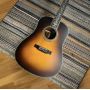 Custom 41 Inch D Body Dreadnought Wide Neck Acoustic Guitar with Solid Cocobolo Back Sides