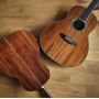 Custom Slot Head 12 Frets All Solid Honduran Mahogany Back Side OOO Acoustic Guitar with Open Headstock Design