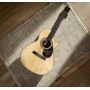 Custom Grand Handmade Florence Cutaway Parlor Acoustic Guitar AAA Solid Sitka Spruce Top 45mm Bone Nut