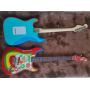 Custom Custom Limited Edition George Harrison Rocky Artist Series George 2025 - Sonic Blue / Art Image Electric Guitar