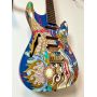 Custom SuHr Style Mk Carve Top F Hole Semi Hollow Hand-Painted Electric Guitar