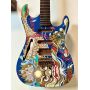 Custom SuHr Style Mk Carve Top F Hole Semi Hollow Hand-Painted Electric Guitar