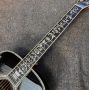 Custom Deluxe D45 ALL SOLID WOOD Acoustic Guitar in Sunburst, Solid Rosewood Back Side