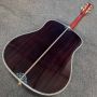 Custom Deluxe D45 ALL SOLID WOOD Acoustic Guitar in Sunburst, Solid Rosewood Back Side