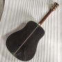 Custom Martin Style Deluxe Dreadnought D-45AA TabacooBurst Acoustic Guitar, Ebony Fingerboard, Abalone Binding, Solid Rosewood Back Side