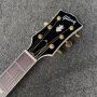 Custom 43 Inch Jumbo SJ200 Lefty Handed Acoustic Guitar in White, Customized Neck Inlay, Accept Guitar OEM