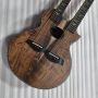 Custom Double KOA Neck SOLID Back Side Acoustic Electric Guitar with Mahogany Neck, Taylor Style Ritchie Sambora Model 6+12 Strings 