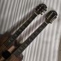 Custom Double KOA Neck SOLID Back Side Acoustic Electric Guitar with Mahogany Neck, Taylor Style Ritchie Sambora Model 6+12 Strings 