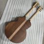 Custom Double KOA Neck SOLID Back Side Acoustic Electric Guitar with Mahogany Neck, Taylor Style Ritchie Sambora Model 6+12 Strings 