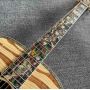 Custom Martin D-300 Style 41 Inch All Solid Wood Dreadnought Acoustic Guitar AAA Spruce Rosewood Body Ebony Fingerboard Real Abalone Inlay Natural Bone Customized 